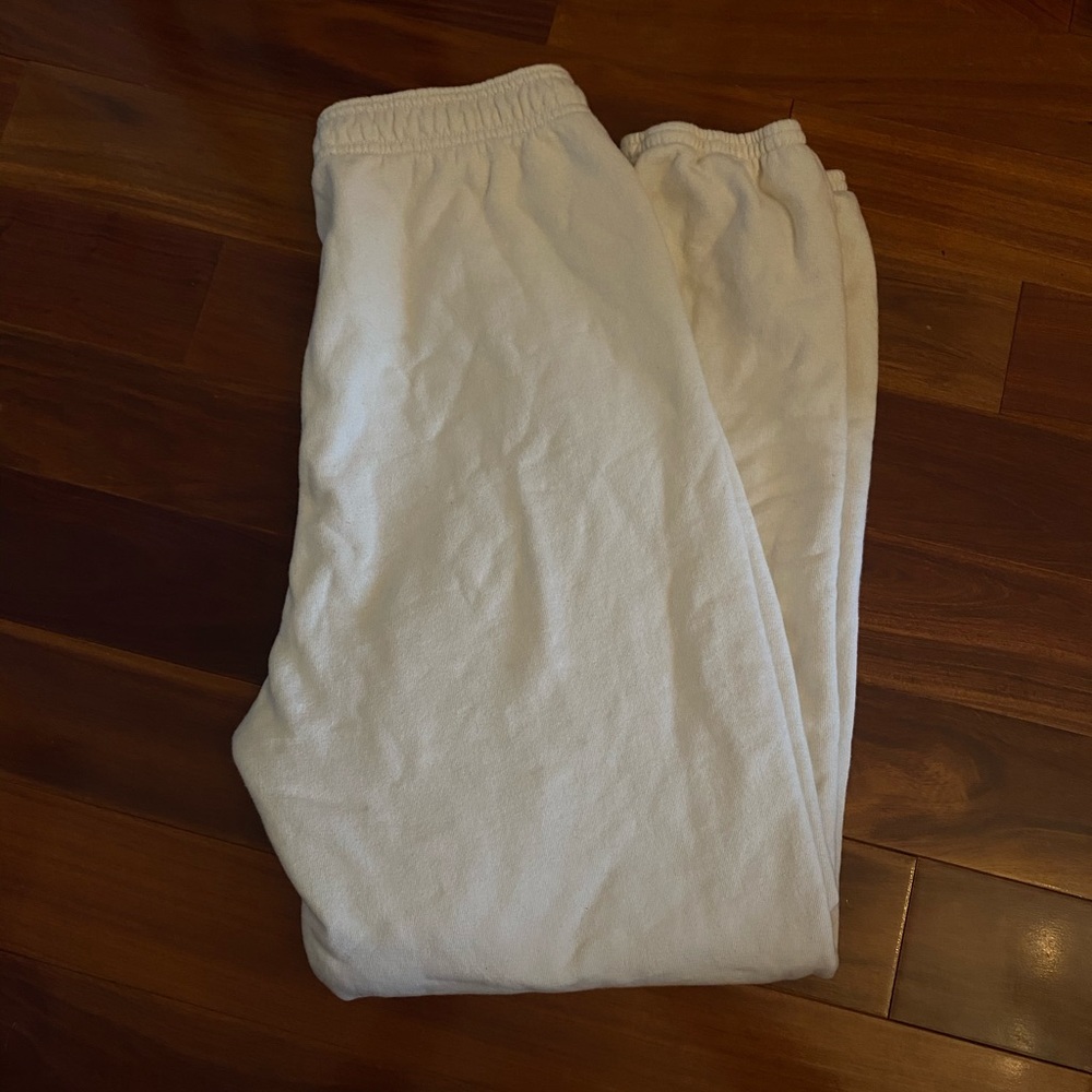 White sweatpants